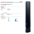 Bosch Powertube 625 - SMART SYSTEM - Energieinhalt (aktuell): 94% -  vertikal