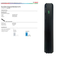 Bosch Powertube 625 - Energieinhalt (aktuell): 97% -  horizontal - gebraucht