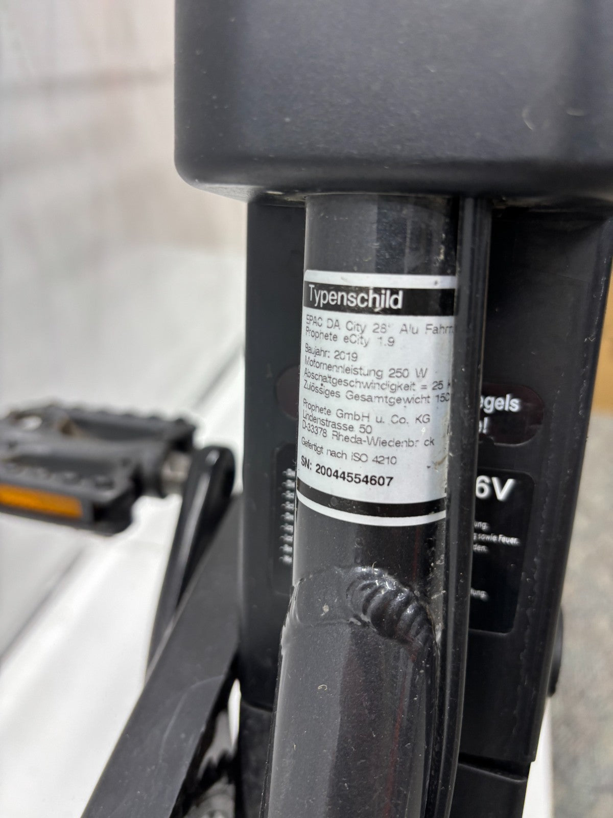 Prophete Geniesser e1.9 E-Bike- tiefer Einstieg
