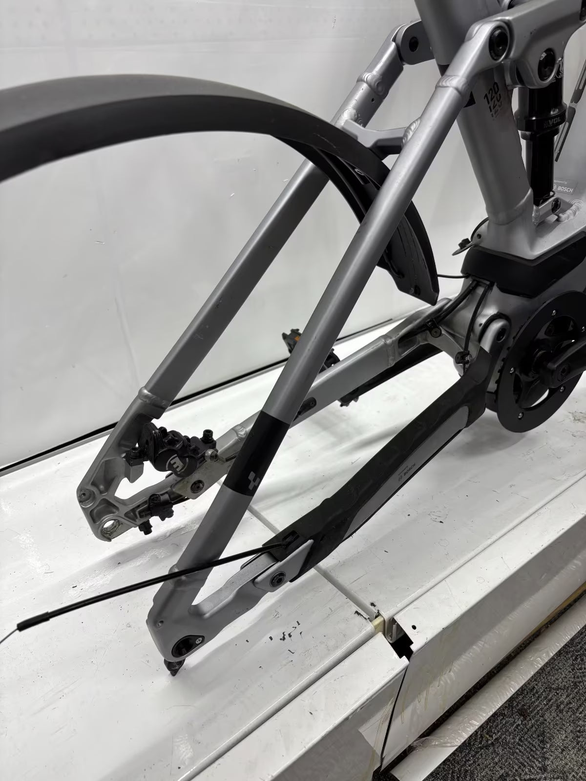 Cube Stereo Hybrid 120 Race - Rahmengröße XL - Bastlerrad zum Wiederaufbau