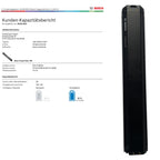 Bosch Powertube 750 - SMART SYSTEM - Energieinhalt (aktuell): 95% -  horizontal