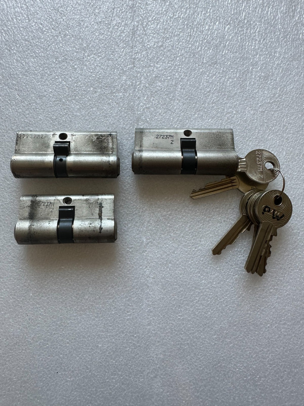 EVVA Schließanlage Gleichschließend Doppelzylinder 7x Schlüssel
