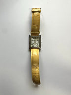 Tempo Damen Uhr Quartz, Armbanduhr, Lederarmband, Edelstahl