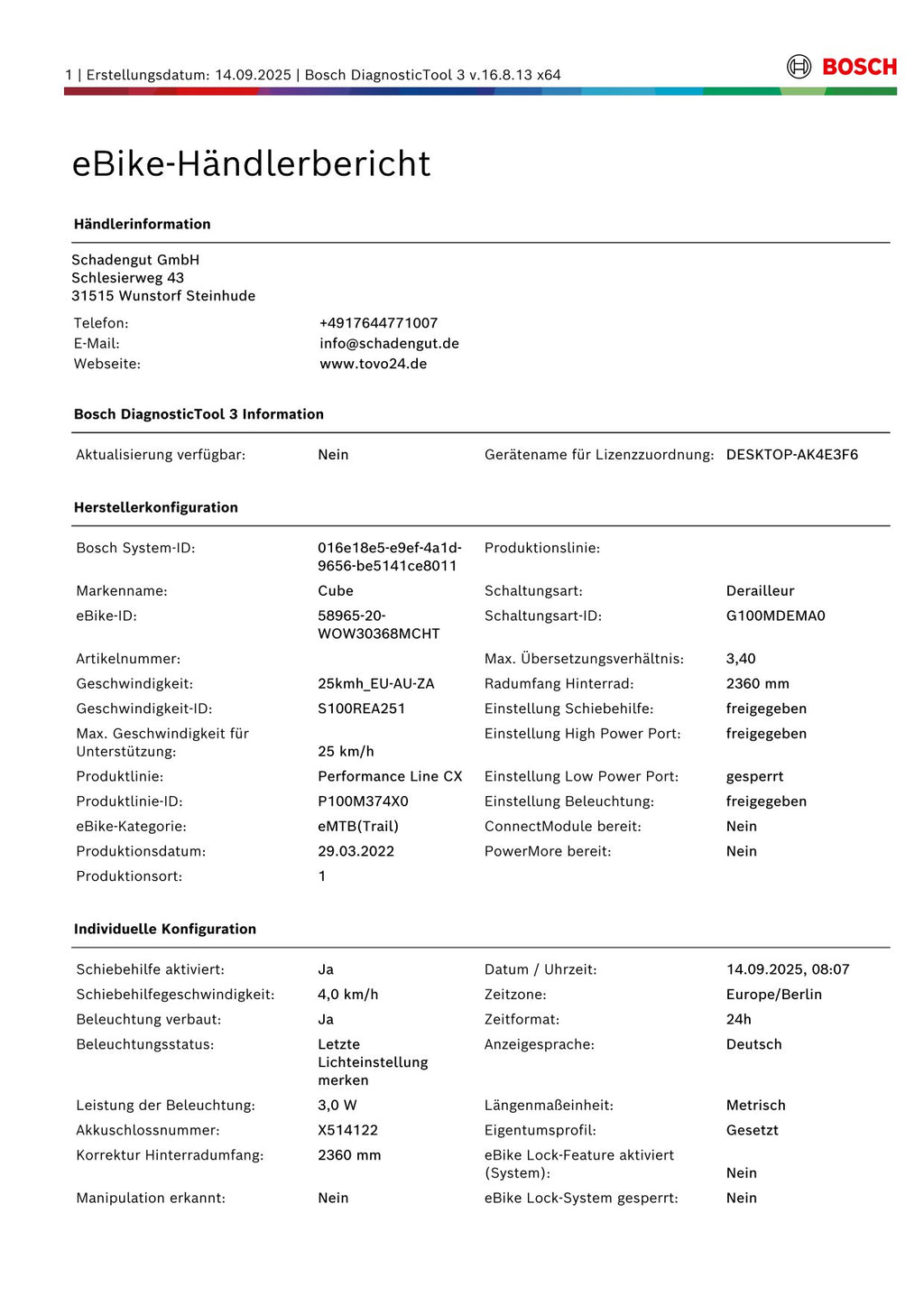 Cube Stereo 140 HPCSL - Rahmengröße M