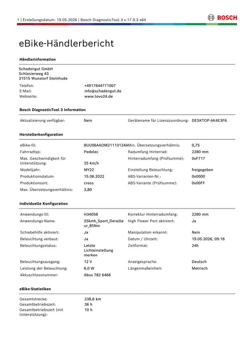 Bergamont E-Horizont Expert, keine 300 KM