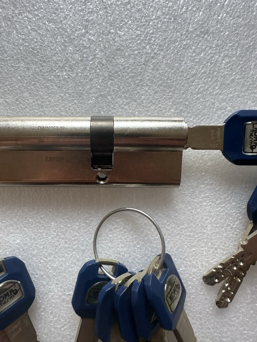 KABA Schließzylinder, Doppelzylinder, mit Schlüssel, Staubschutz, 24 Schlüssel