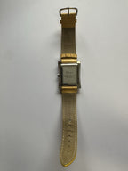 Tempo Damen Uhr Quartz, Armbanduhr, Lederarmband, Edelstahl