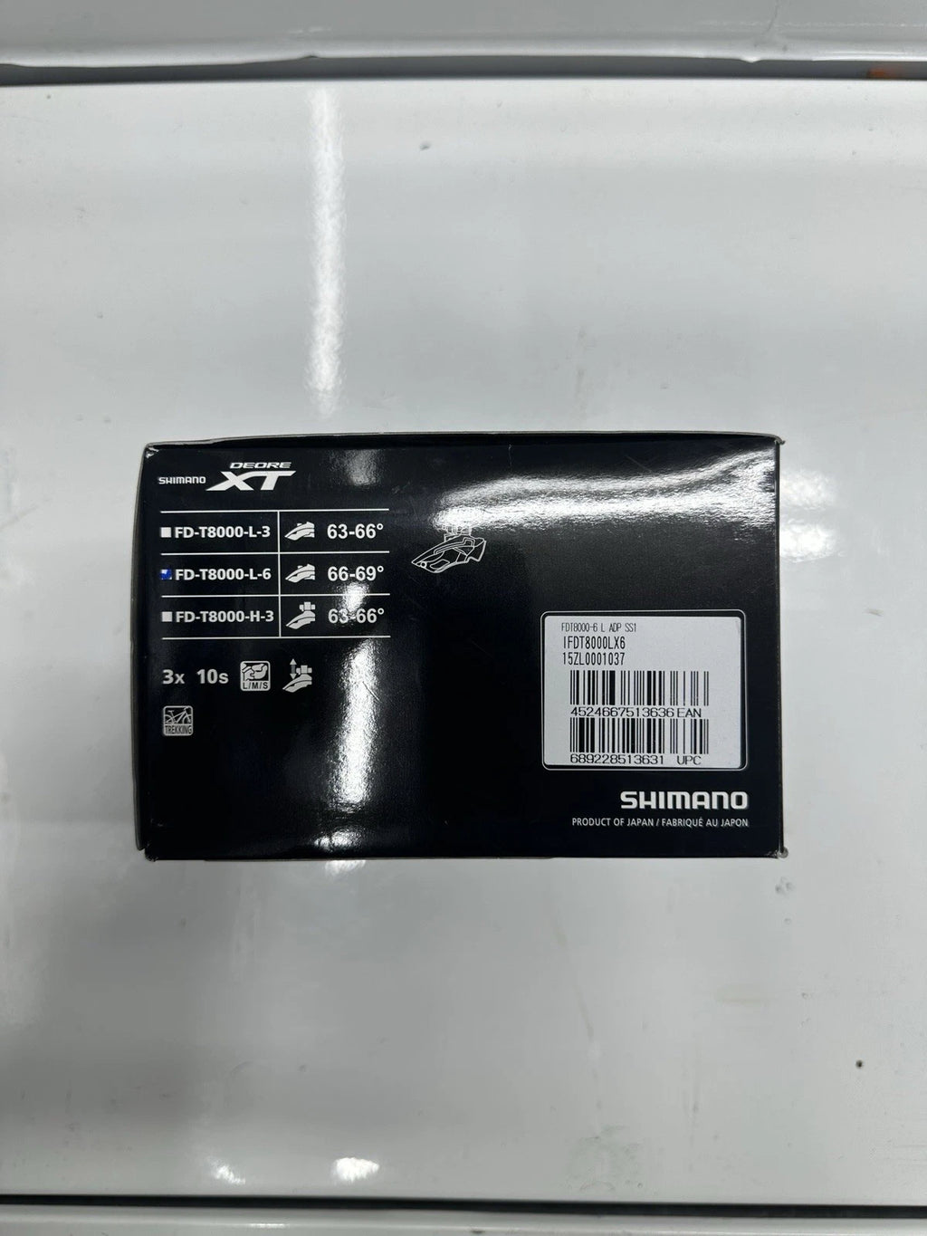SHIMANO Deore XT FD-T8000-L-6, Top Swing, Umwerfer - NEU