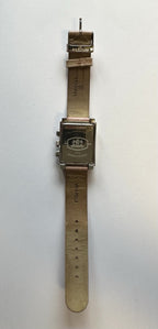 Festina Chrono Damen Uhr, Armbanduhr, Lederarmband, Edelstahl, rosa  X