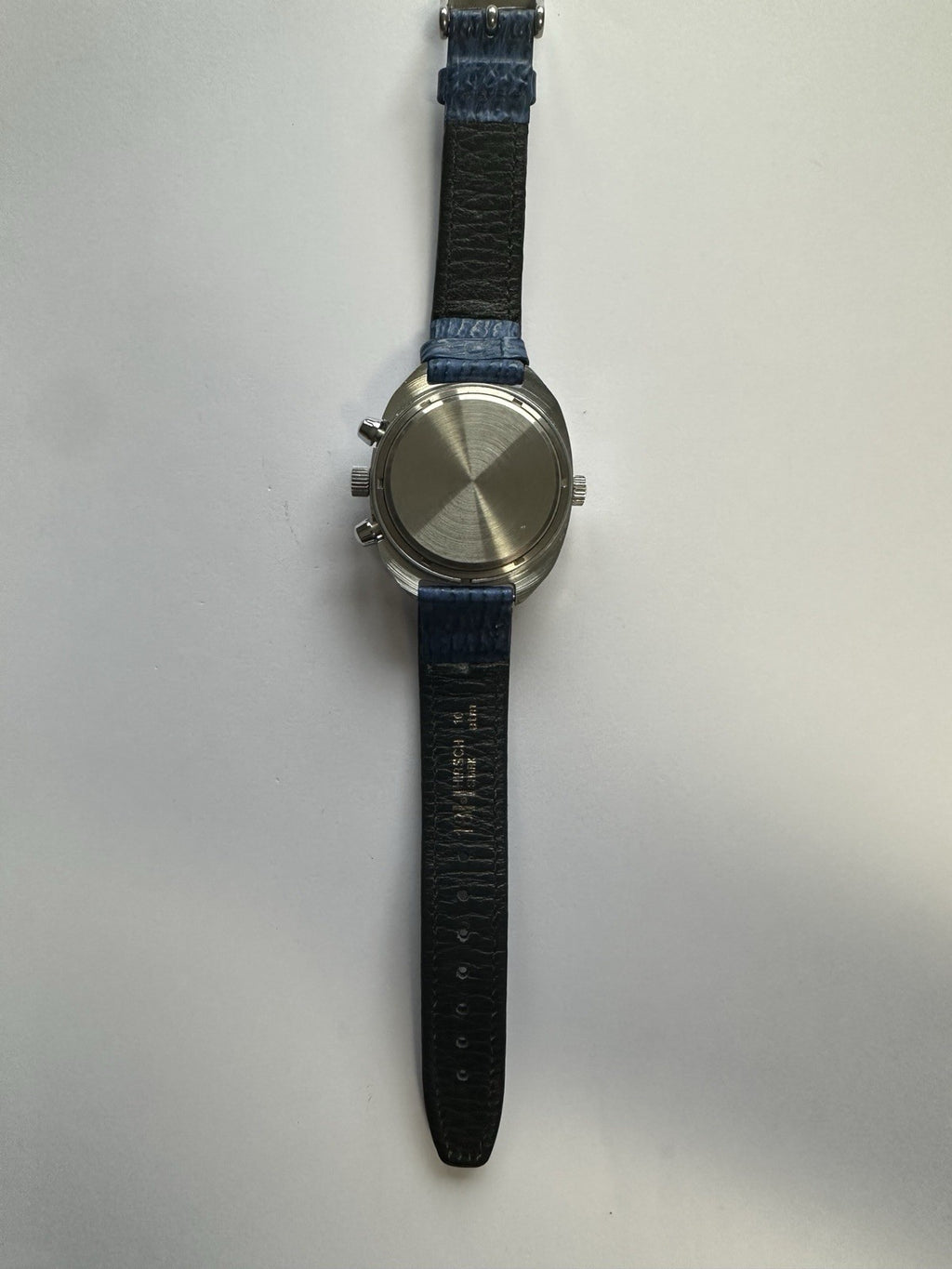 Piljot 23 Jewels Herrenuhr, Armbanduhr, Lederarmband blau