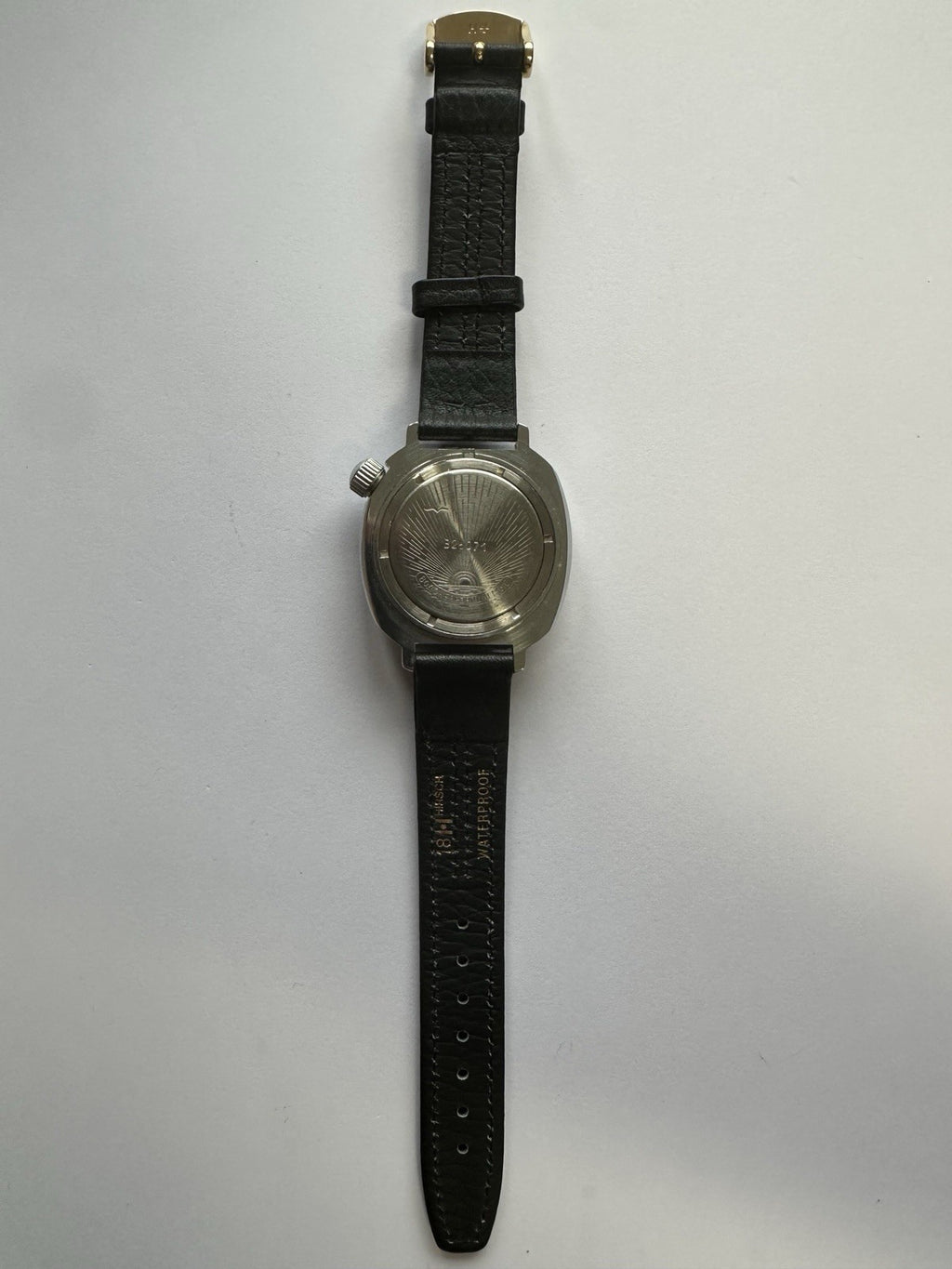 VOSTOK Komandirski Herrenuhr, Armbanduhr, Russische Uhr, Lederarmband