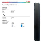 Bosch Powertube 750 - SMART SYSTEM - Energieinhalt (aktuell): 95% -  horizontal