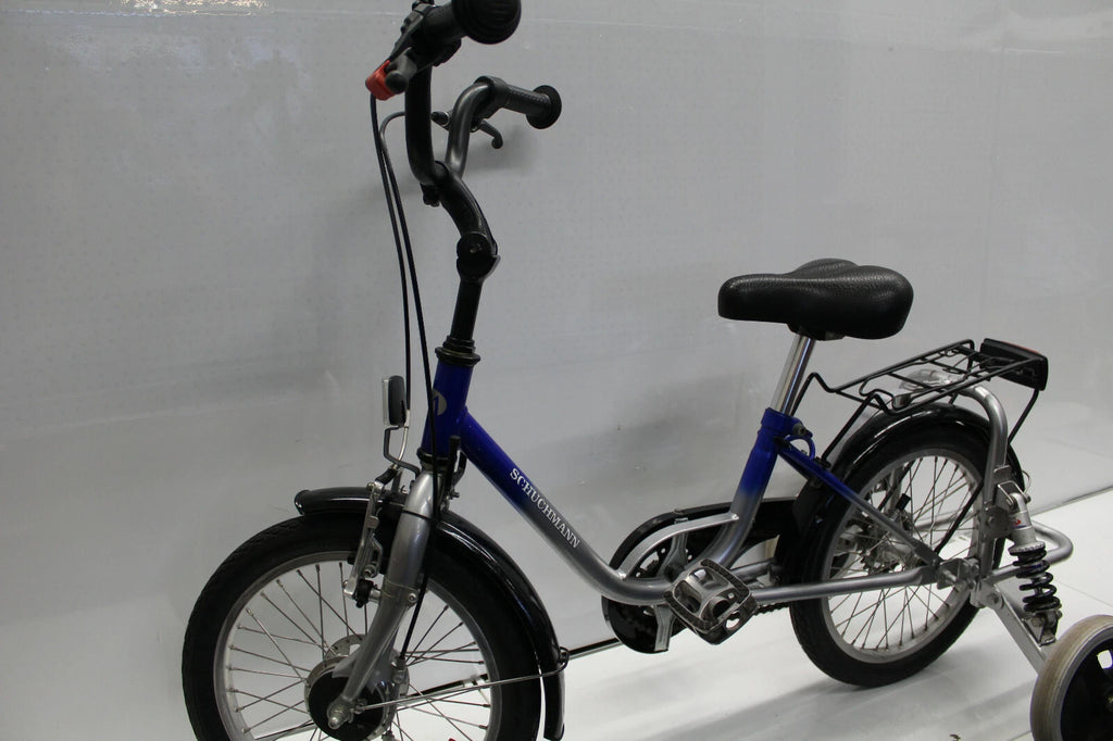 Schuchmann Kinder Therapierad Fahrrad 16 Zoll für Kinder mit Beeinträchtigungen mit Stützrädern