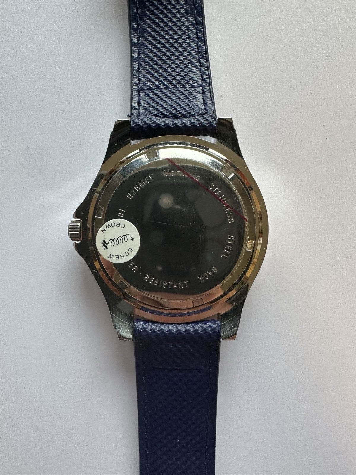 VW, Volkswagen, Herren Uhr, Armbanduhr, Blau, Edelstahl