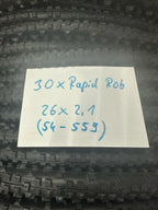 Posten: 30 x Schwalbe Rapid Rob Reifen, 26x2,10, 54-559, Drahtreifen, Mountainbike