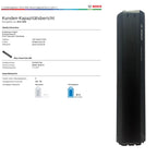 Bosch Powertube 500 - Energieinhalt (aktuell) 95% - vertikal - gebraucht