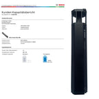 Bosch Powertube 500 - SMART SYSTEM - Energieinhalt (aktuell):  92% -  vertikal - gebraucht