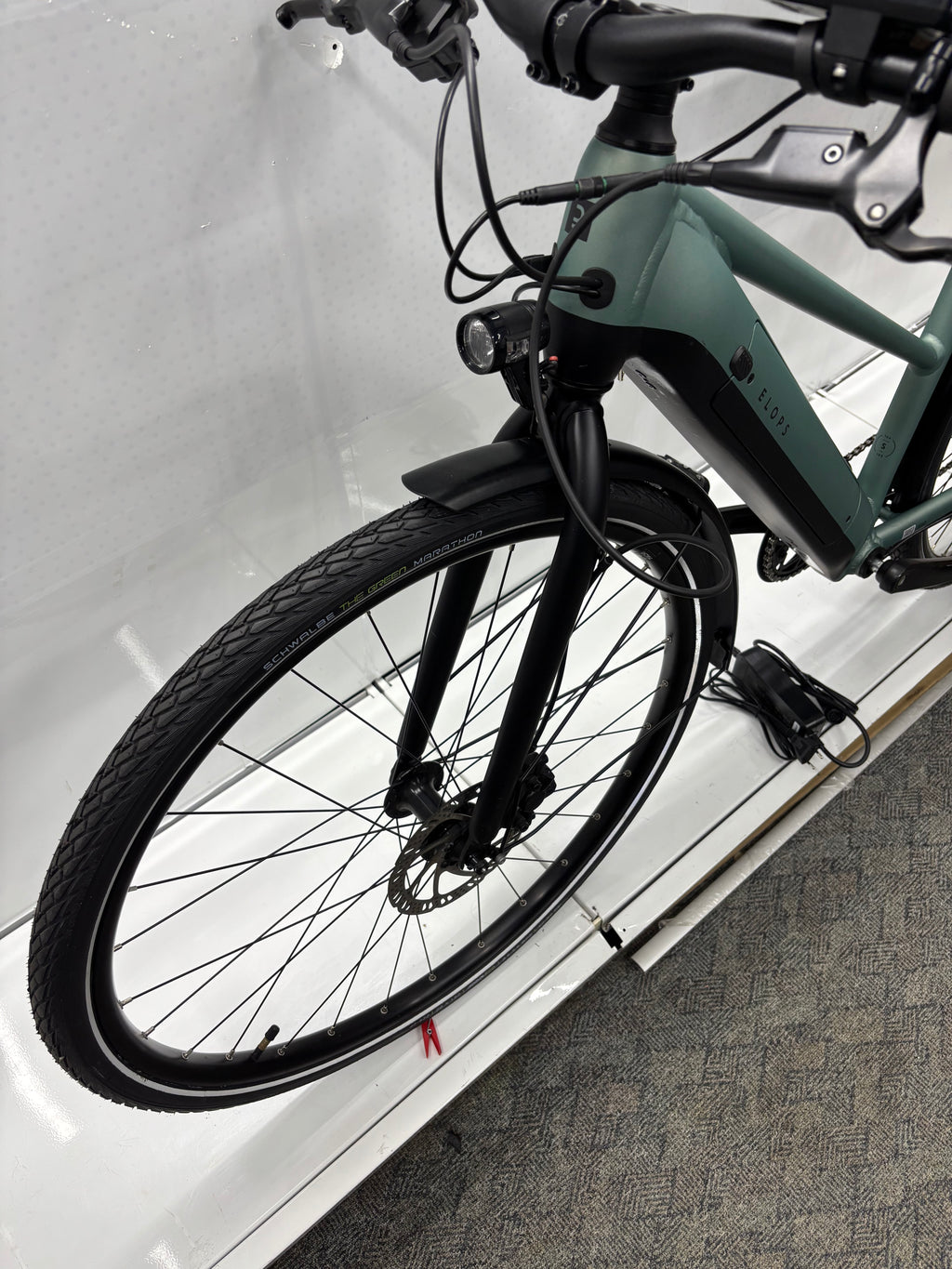 Elops e-LD 500 Water Green E Fahrrad - Rahmengröße S - Bastlerrad - DEFEKT (wie neu)