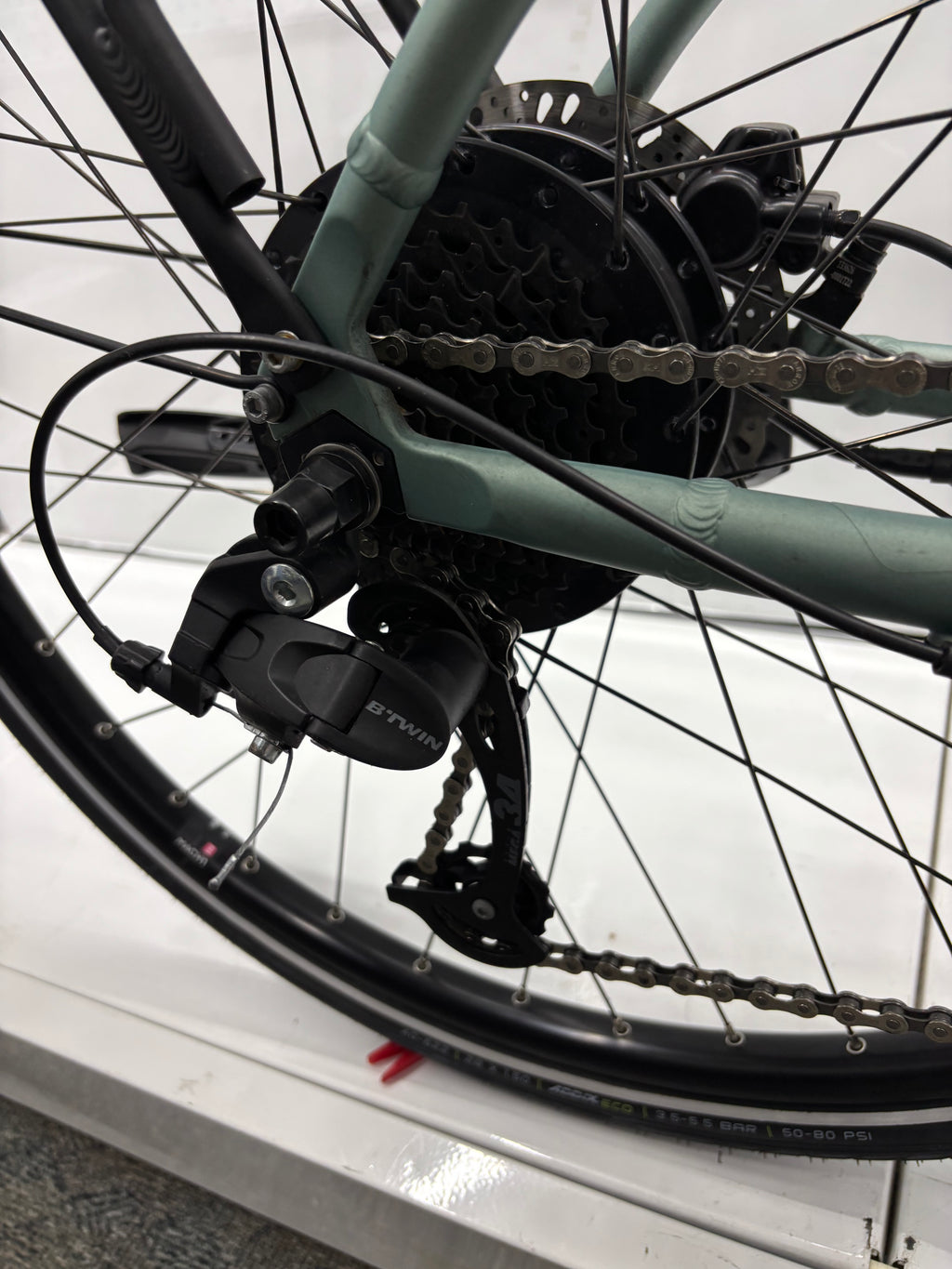 Elops e-LD 500 Water Green E Fahrrad - Rahmengröße S - Bastlerrad - DEFEKT (wie neu)