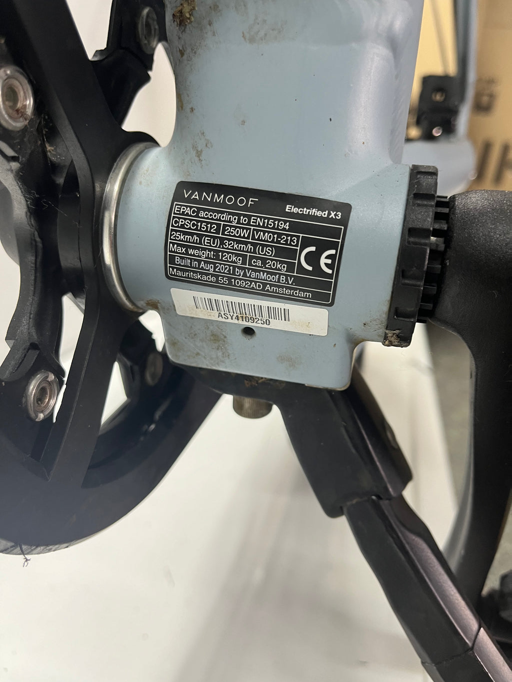 Van Moof X3 light leichtes E-Bike - Bastlerrad - DEFEKT