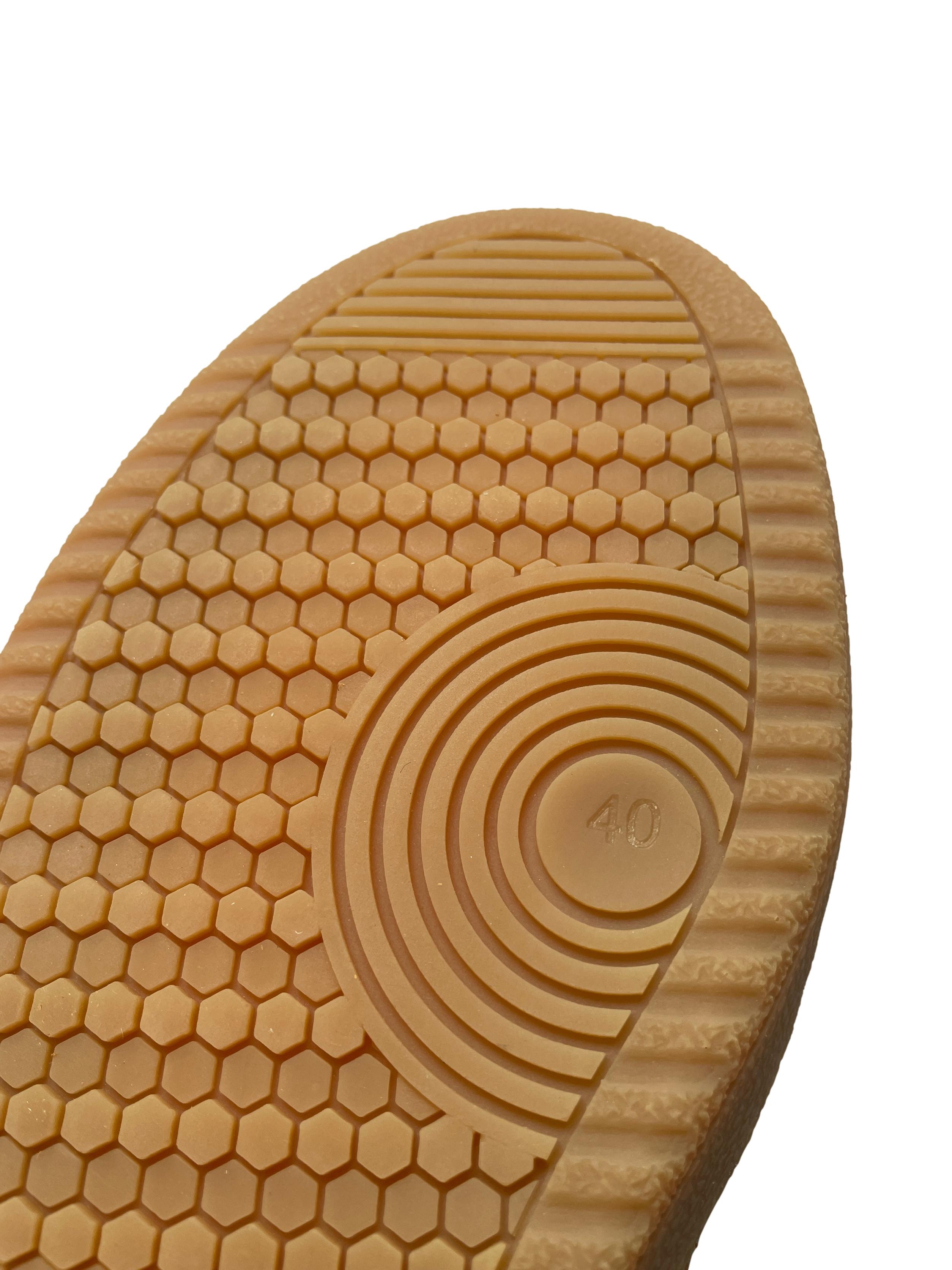 DWRS POONA Damen Sneaker Größe 39 / 40, Cognac / Off White - NEU