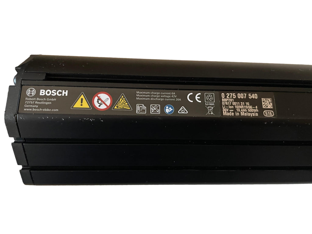 Bosch Powertube 500 - Energieinhalt (aktuell) 94,2% -  vertikal