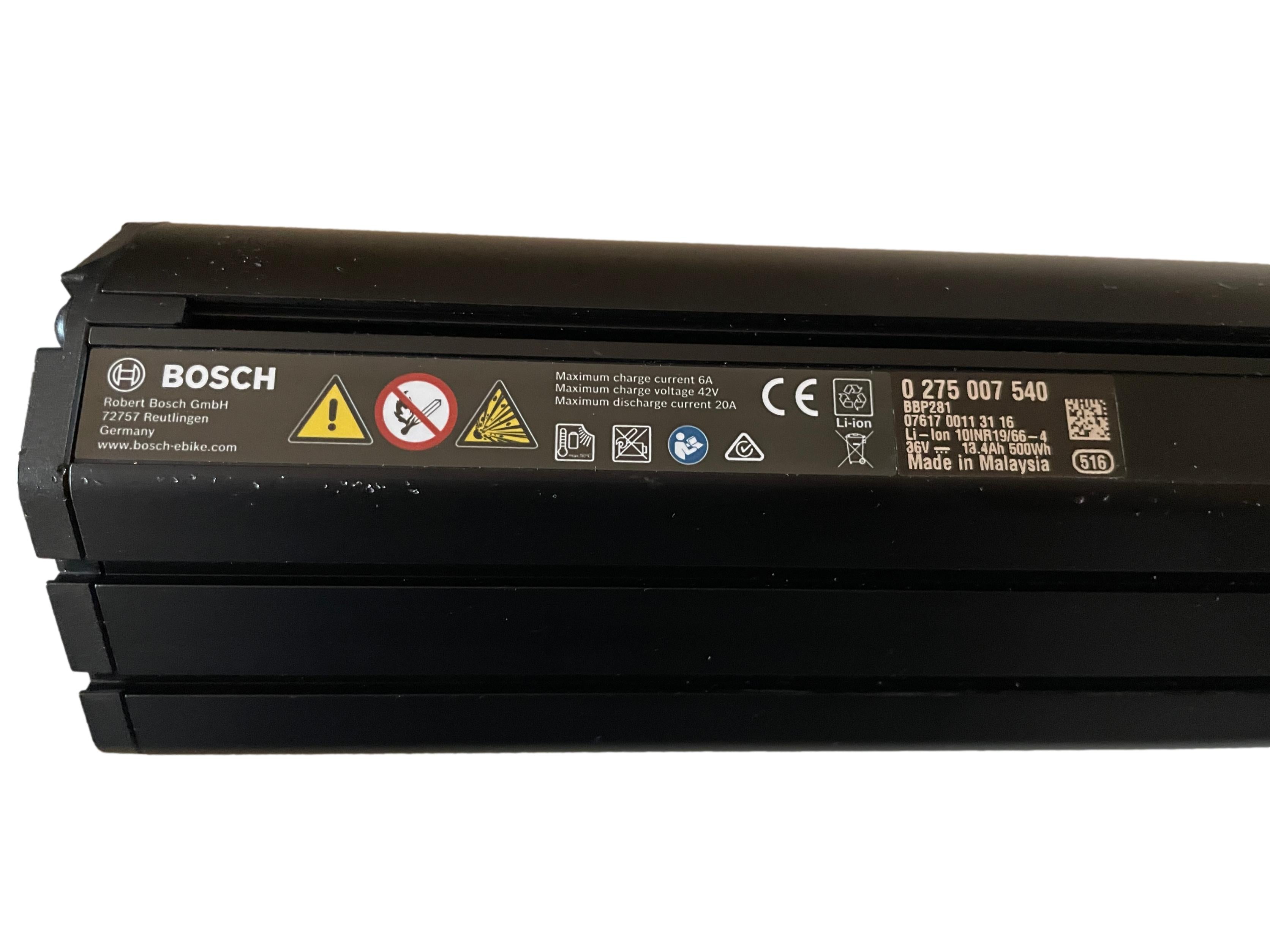 Bosch Powertube 500 - Energieinhalt (aktuell) 94,2% -  vertikal