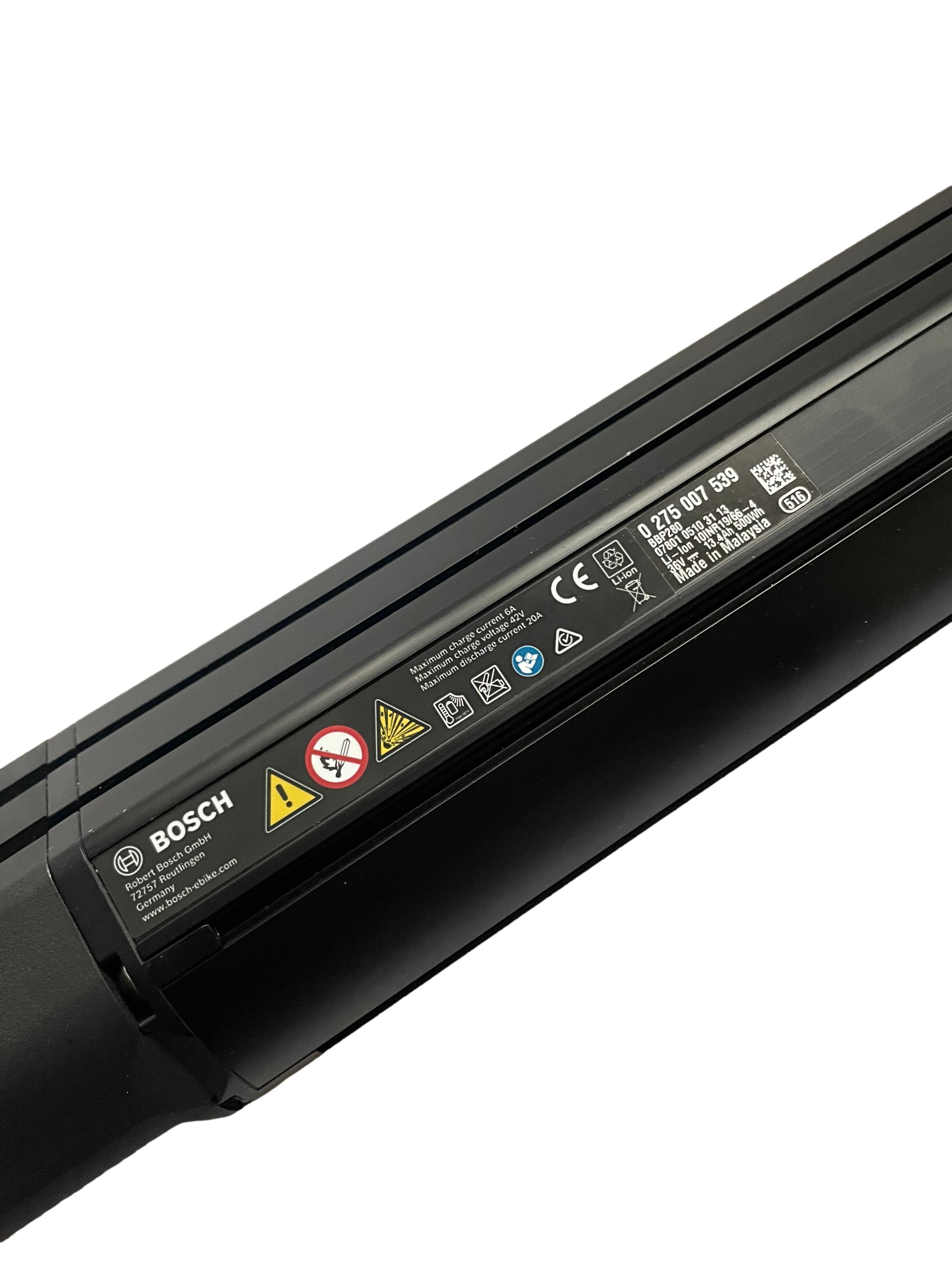 Bosch Powertube 500 - Energieinhalt (aktuell) 96% -  horizontal