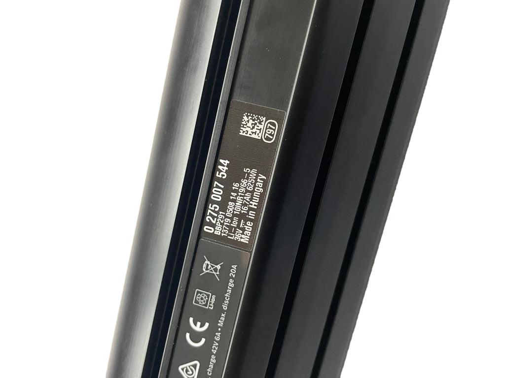 Bosch Powertube 625 - Energieinhalt (aktuell) 93% -  vertikal