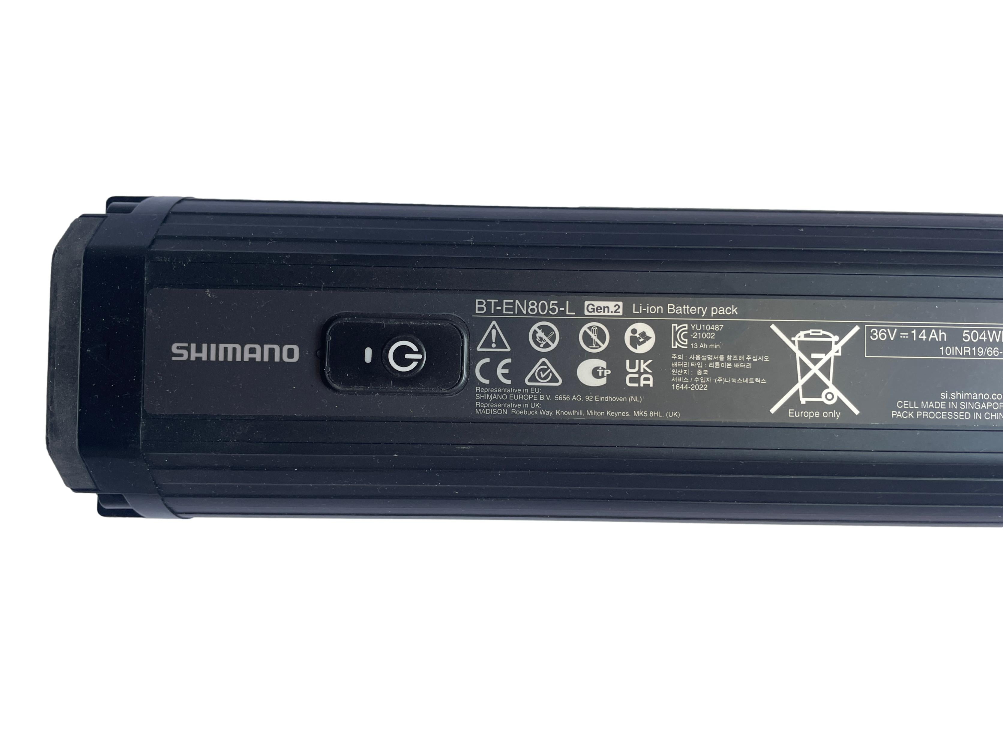 Shimano STEPS BT-EN805-L 504Wh Akku integriert