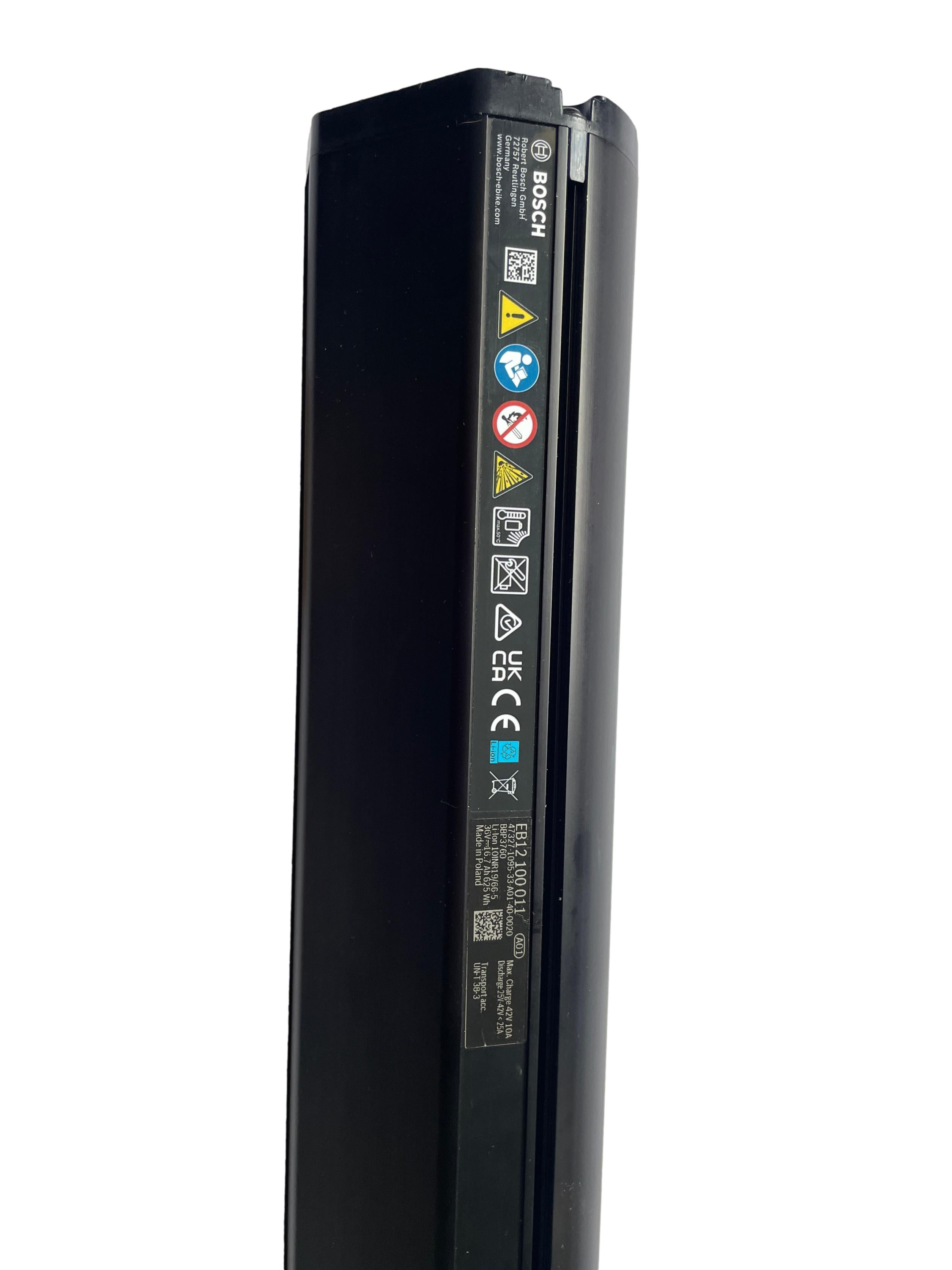 Bosch PowerTube 625 – SMART SYSTEM - Energieinhalt (aktuell):  93% -  horizontal