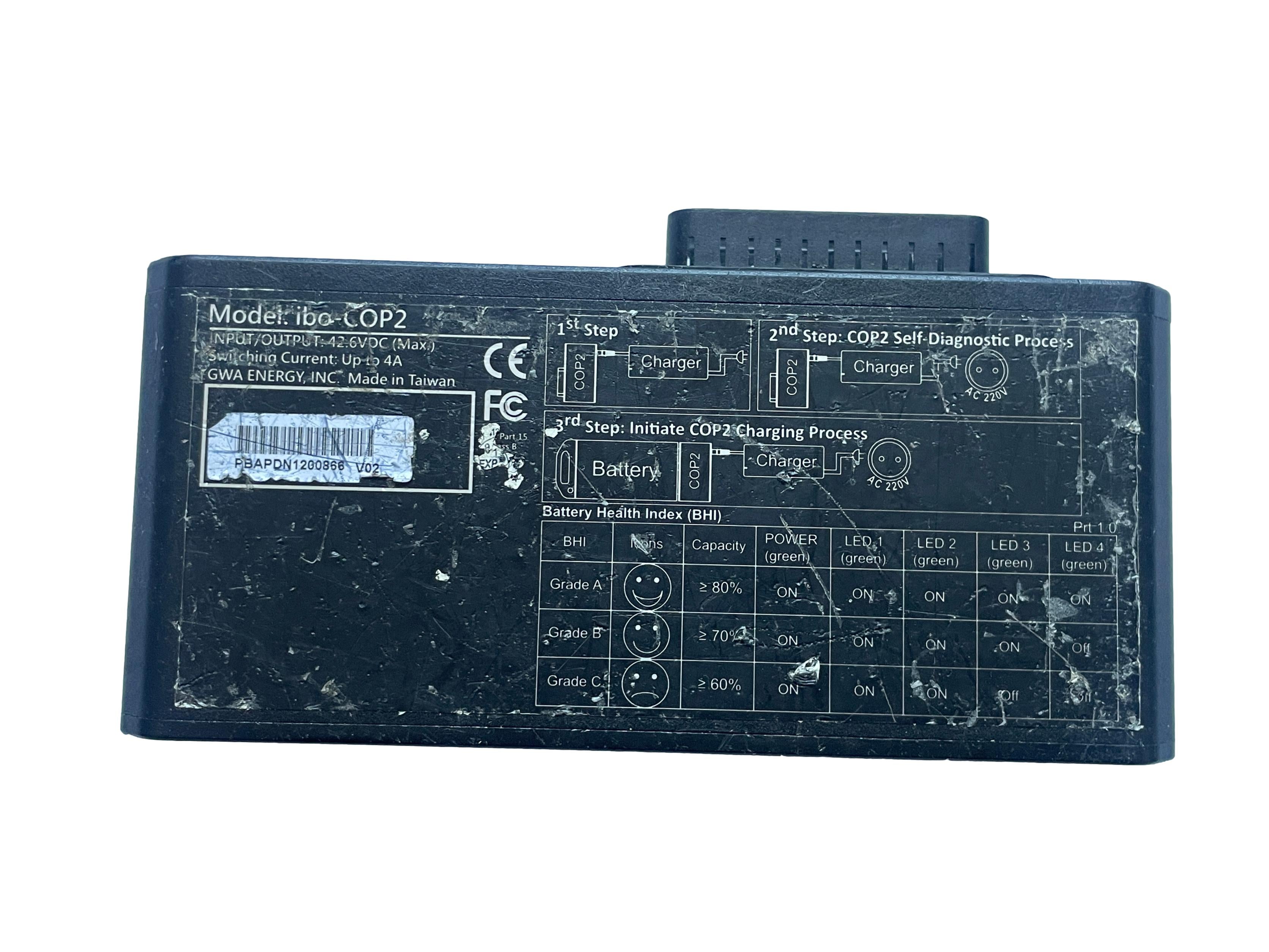 GWA Akku Ladegerät R37/R45 38V + GWA COP 2 Adapter R37/R45