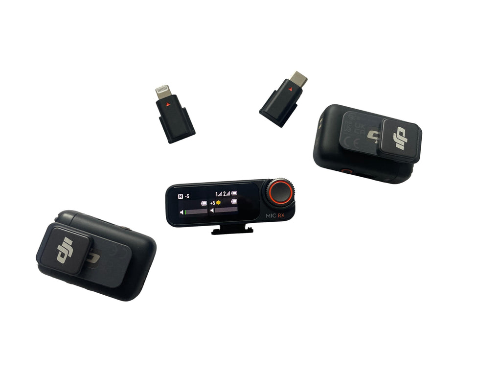 DJI Mic 2 - 2 Sender, Empfänger & Ladeschale