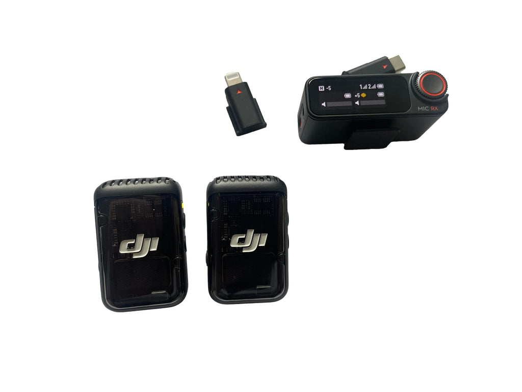 DJI Mic 2 - 2 Sender, Empfänger & Ladeschale