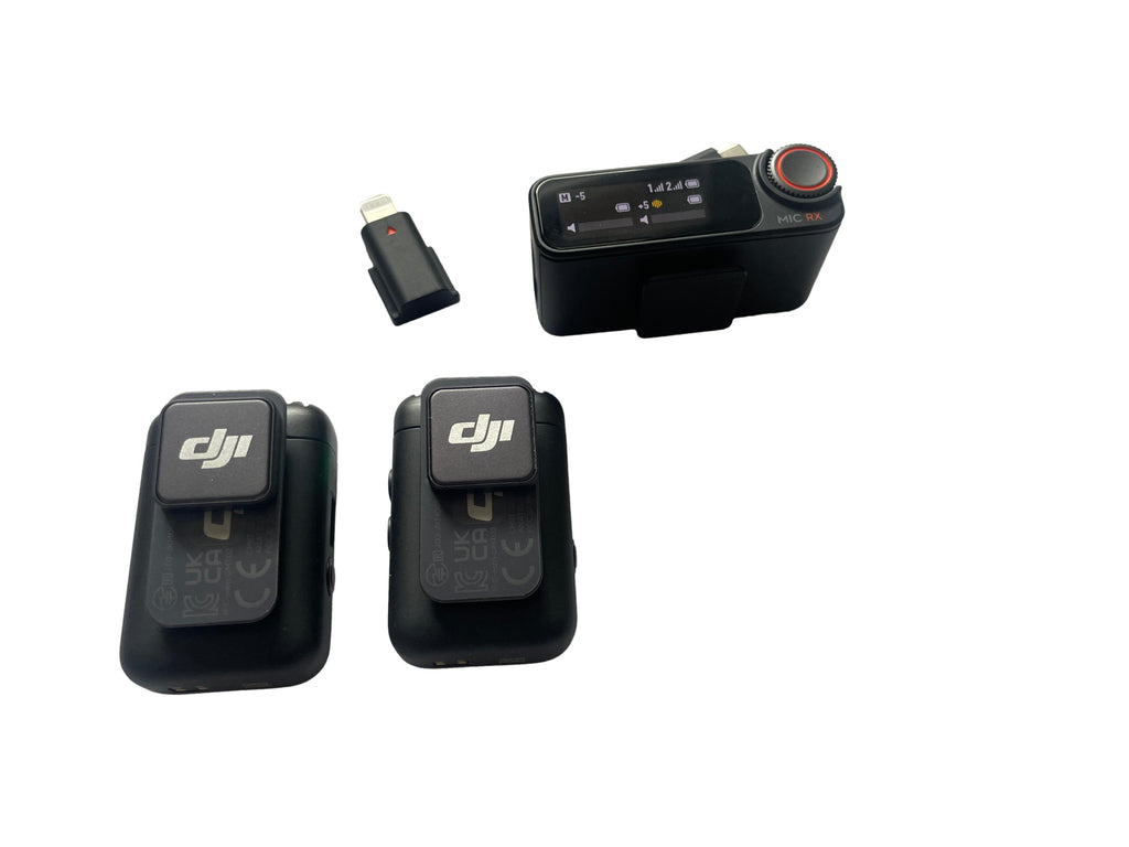 DJI Mic 2 - 2 Sender, Empfänger & Ladeschale