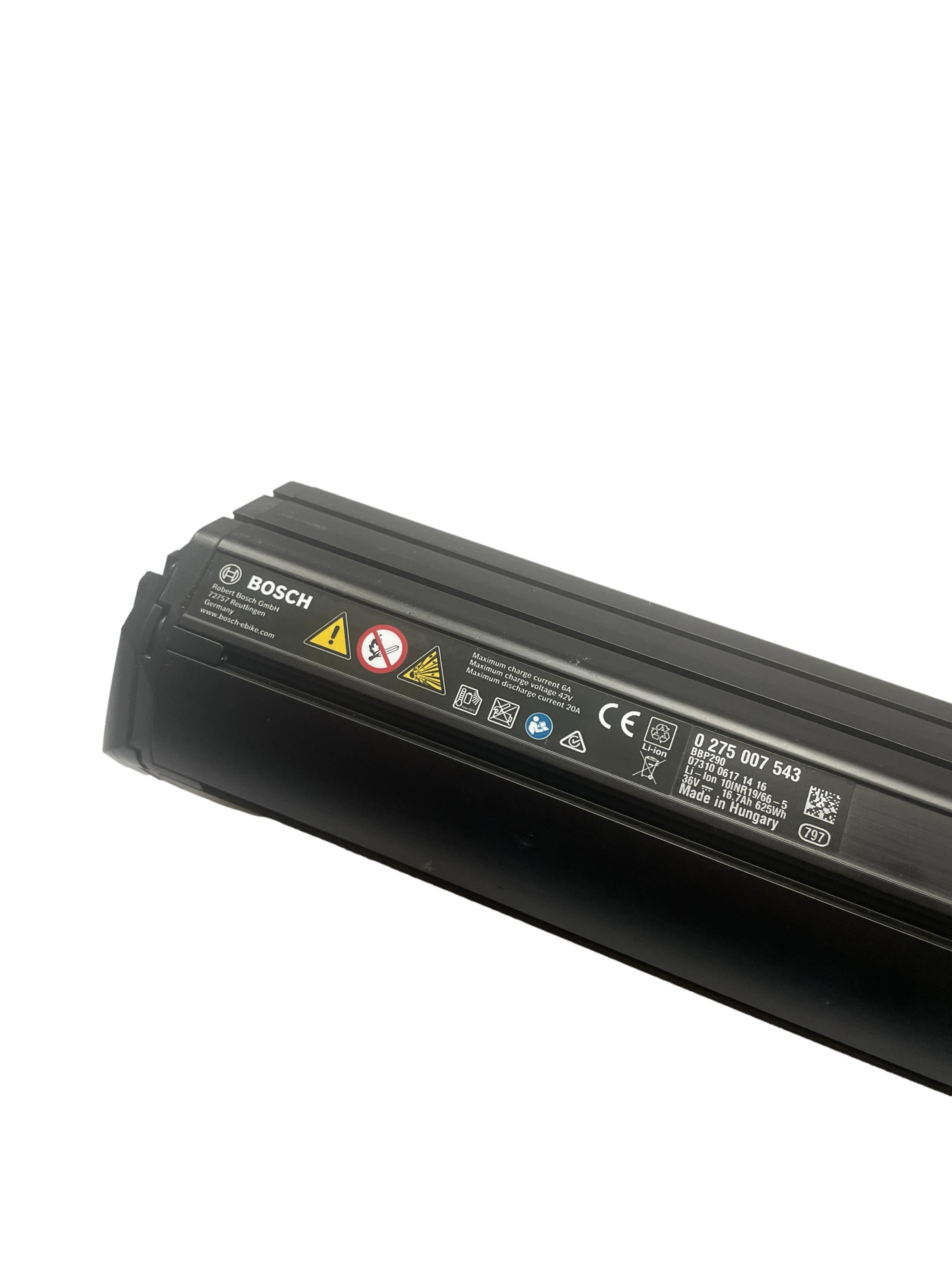 Bosch Powertube 625 - Energieinhalt (aktuell) 92% -  horizontal