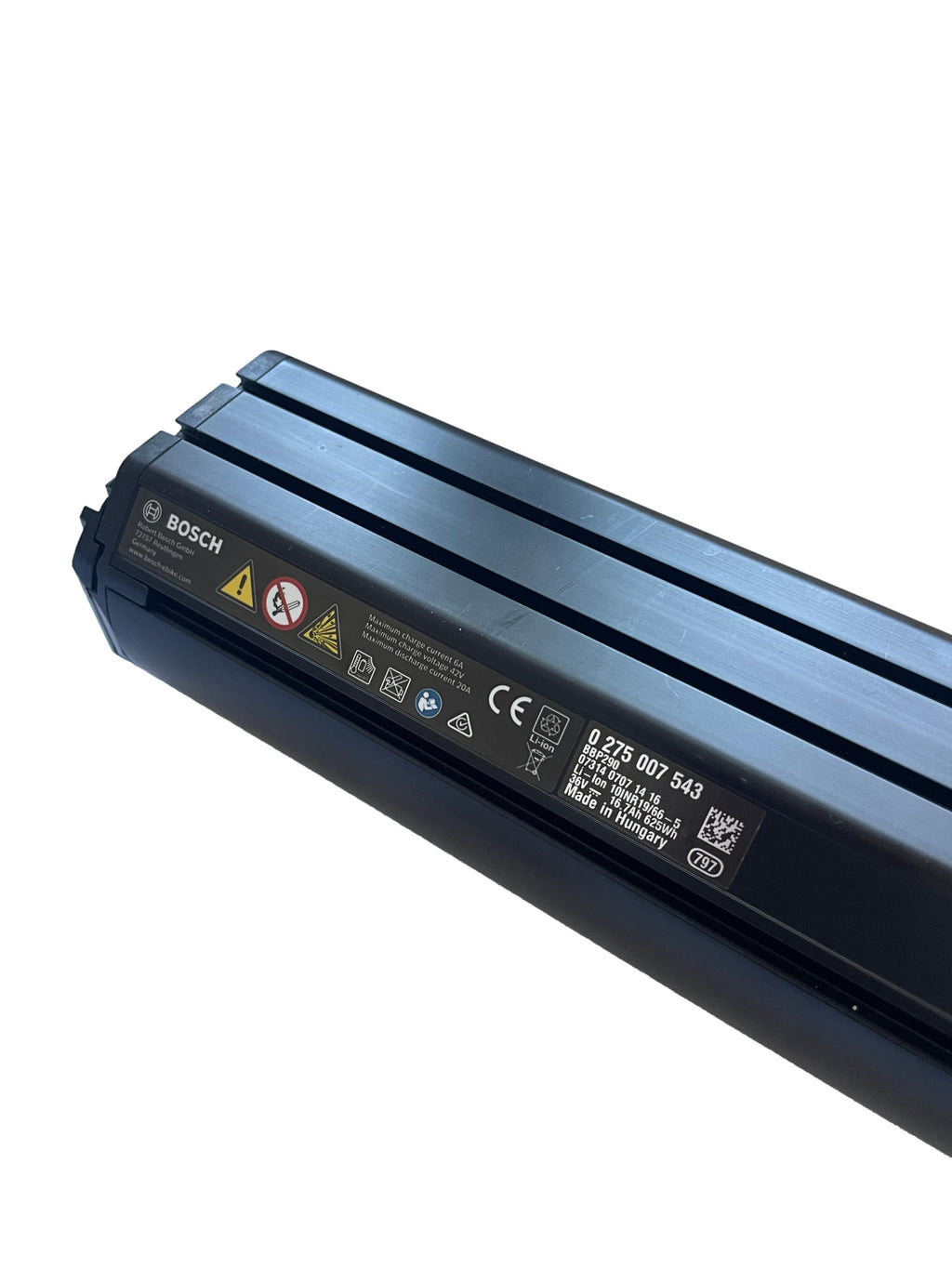 Bosch Powertube 625 - Energieinhalt (aktuell) 92% -  horizontal