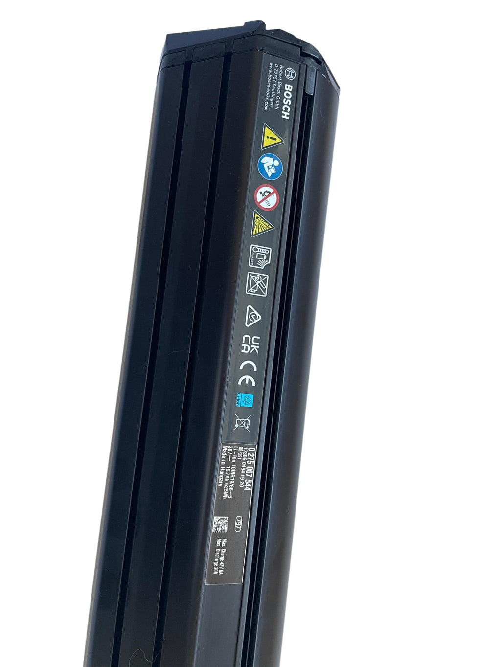 Bosch Powertube 625 - Energieinhalt (aktuell) 93% -  vertikal