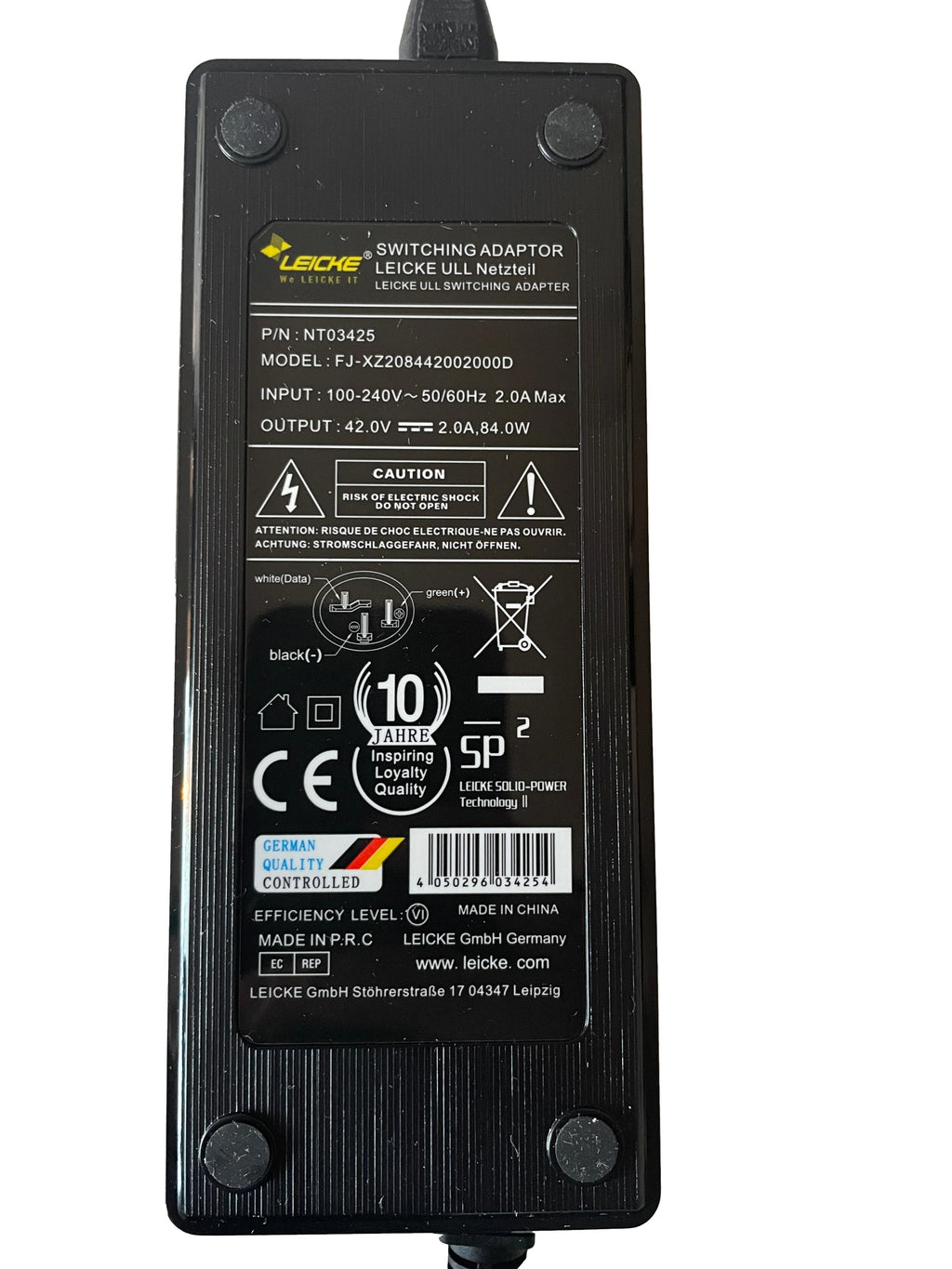 LEICKE E-Bike Ladegerät FJ-XZ2084420020000D ähnlich zu, verwendbar für Bosch