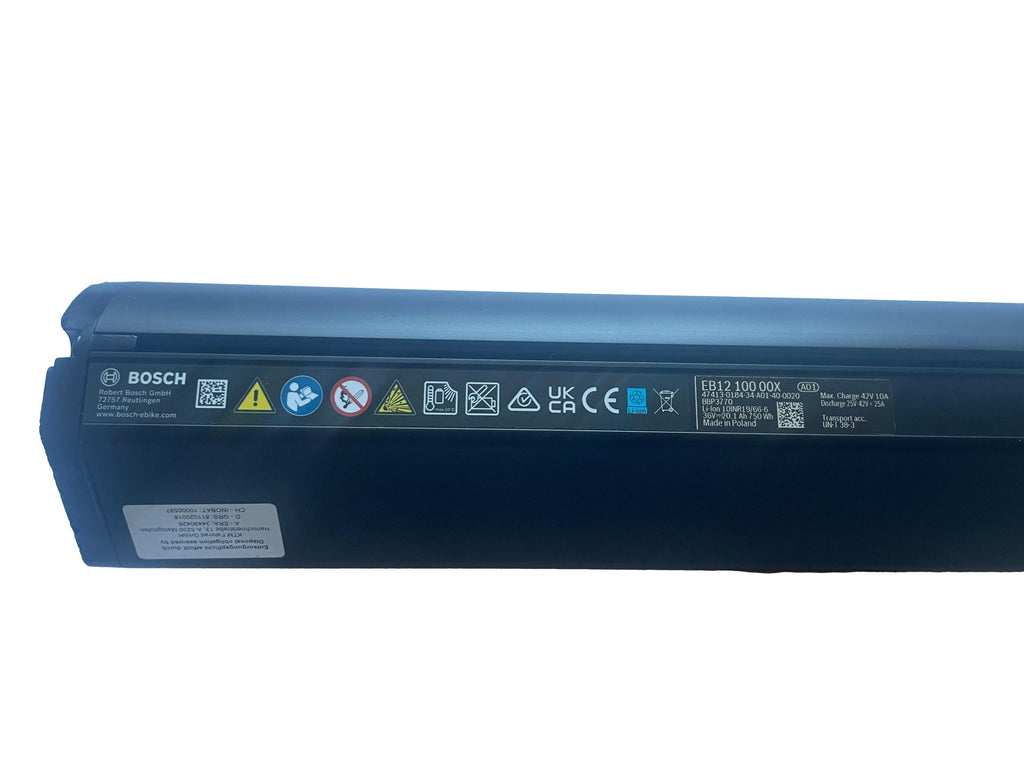 Bosch Powertube 750 - SMART SYSTEM - Energieinhalt (aktuell): 98% -  horizontal