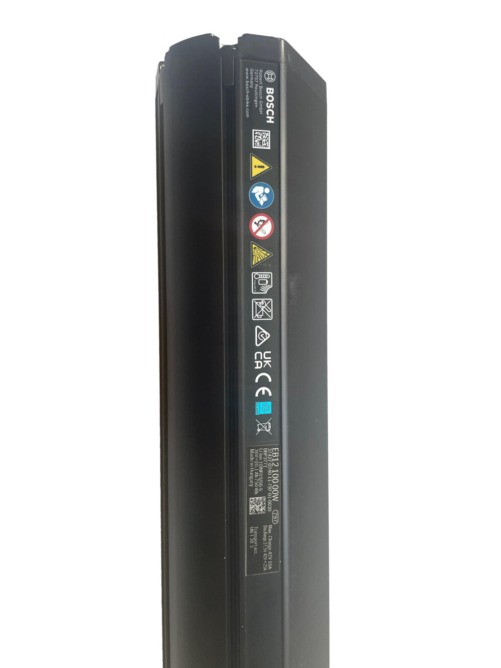 Bosch Powertube 750 - SMART SYSTEM - Energieinhalt (aktuell):  96% -  vertikal