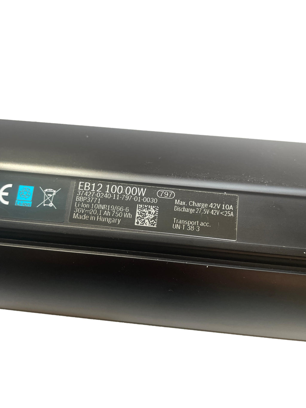 Bosch Powertube 750 - SMART SYSTEM - Energieinhalt (aktuell):  96% -  vertikal