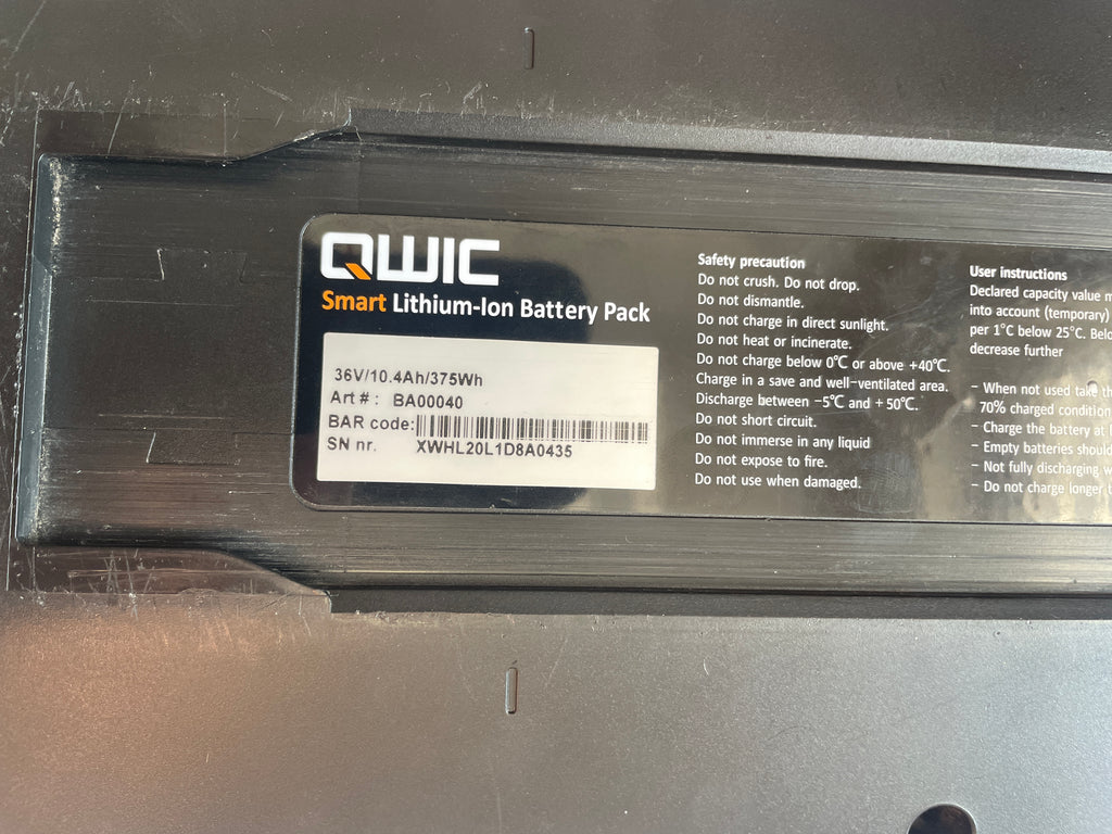 Akku QWIC E-Bike 36v für Trend / Compact Series (ab 2015)