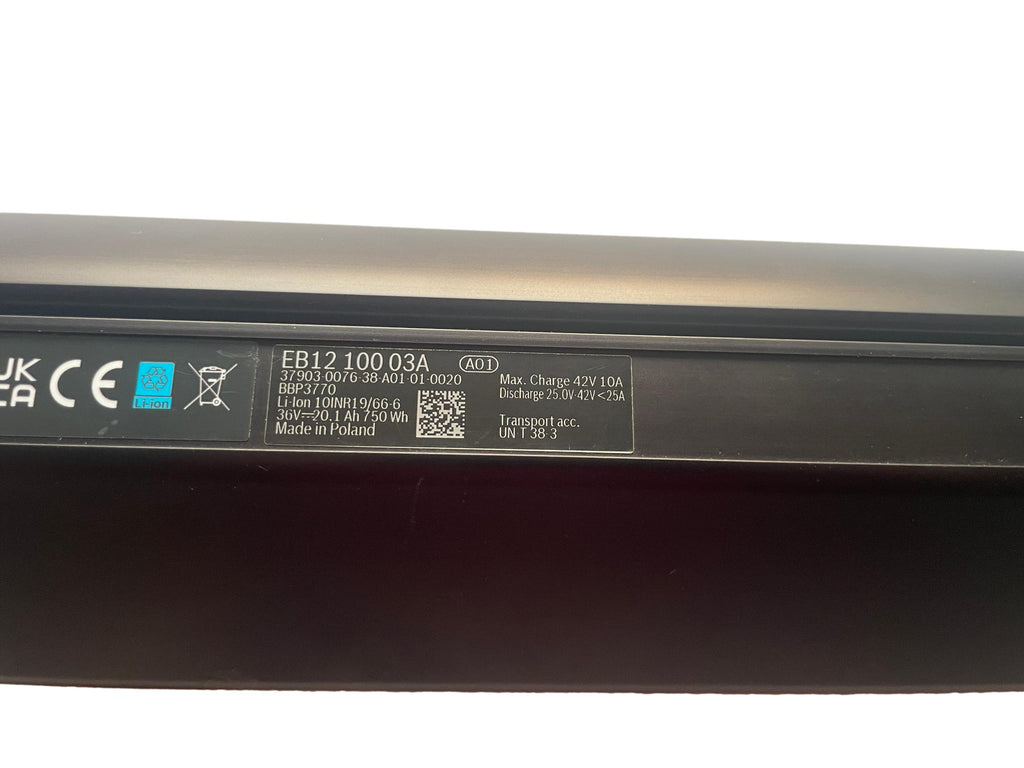 Bosch Powertube 750 - SMART SYSTEM - Energieinhalt (aktuell): 94% -  horizontal - gebraucht