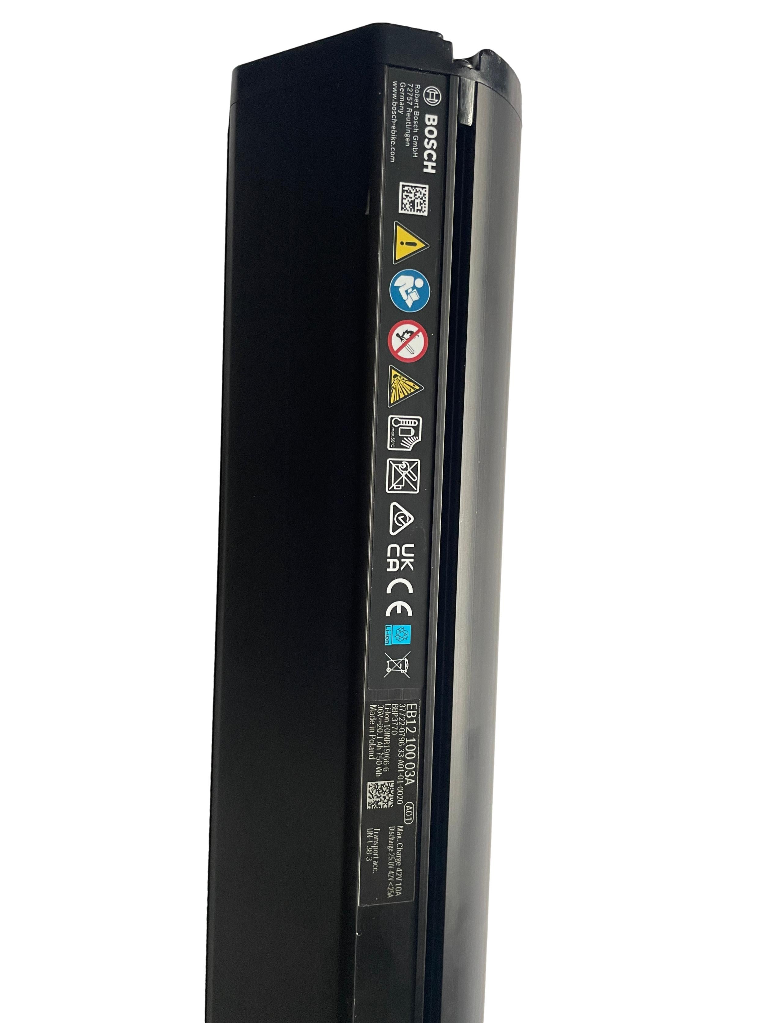 Bosch Powertube 750 - SMART SYSTEM - Energieinhalt (aktuell): 95% -  horizontal
