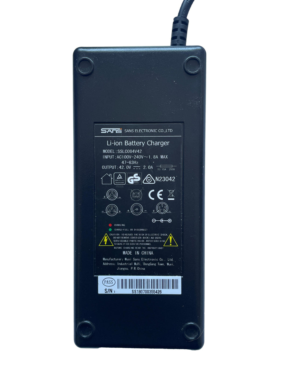 Ladegerät Sans Li-Ion SSLC084V42 - 5 Pin Stecker - gebraucht