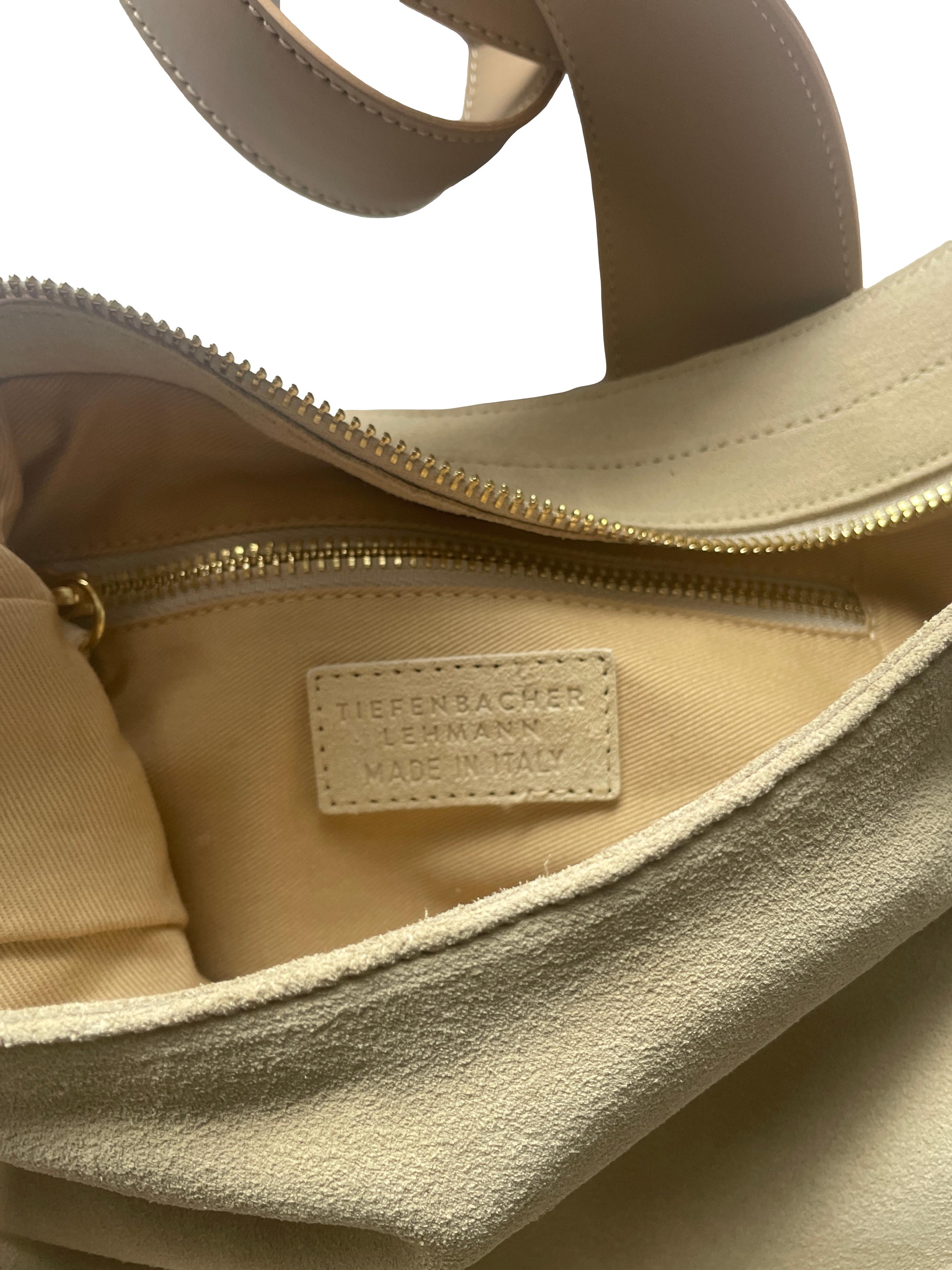 Tiefenbacher Lehmann SHOPPING BAG midi - beige, Handtasche - NEU