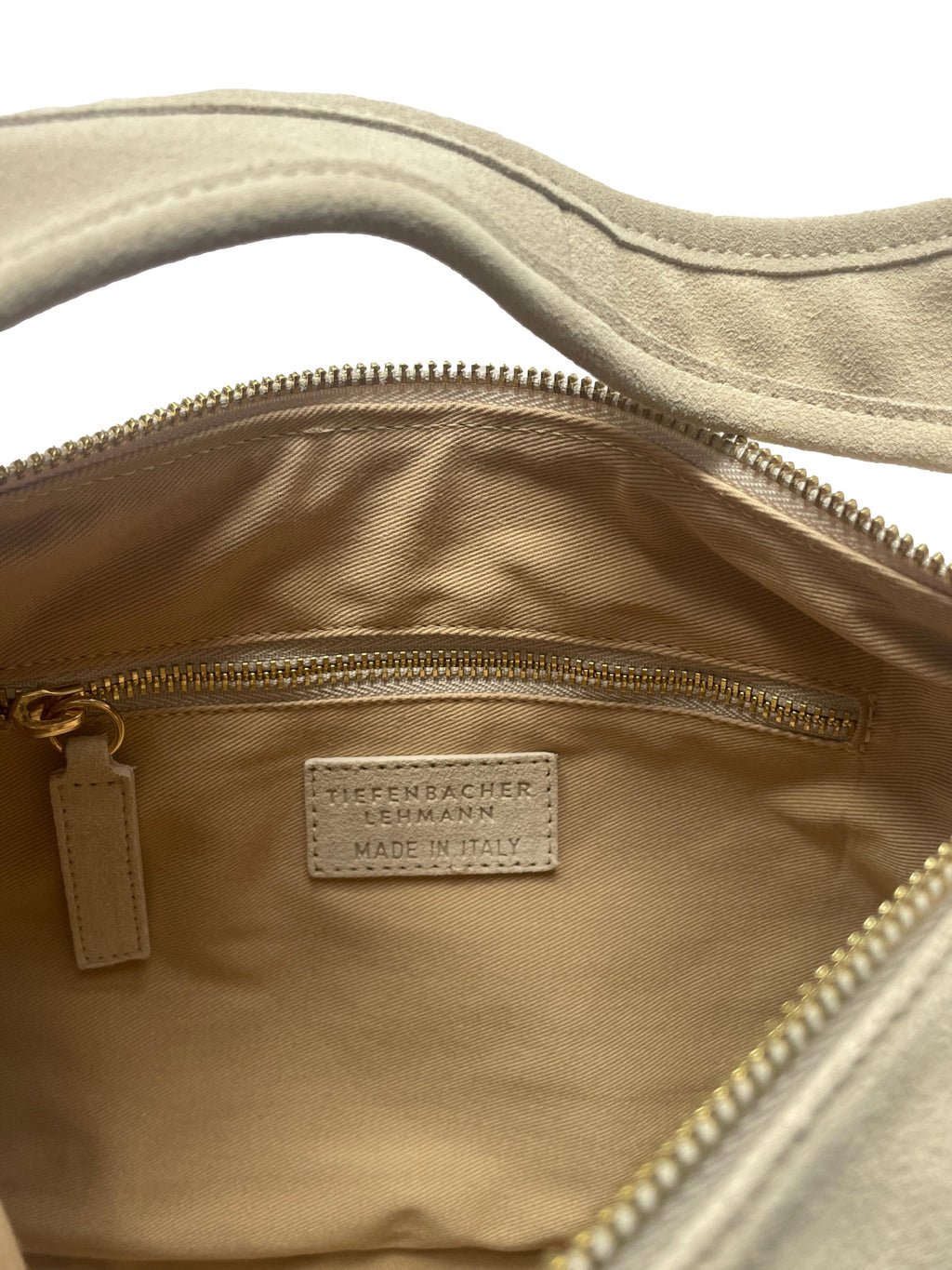 Tiefenbacher Lehmann BRIOCHE BAG midi beige, Handtasche - NEU