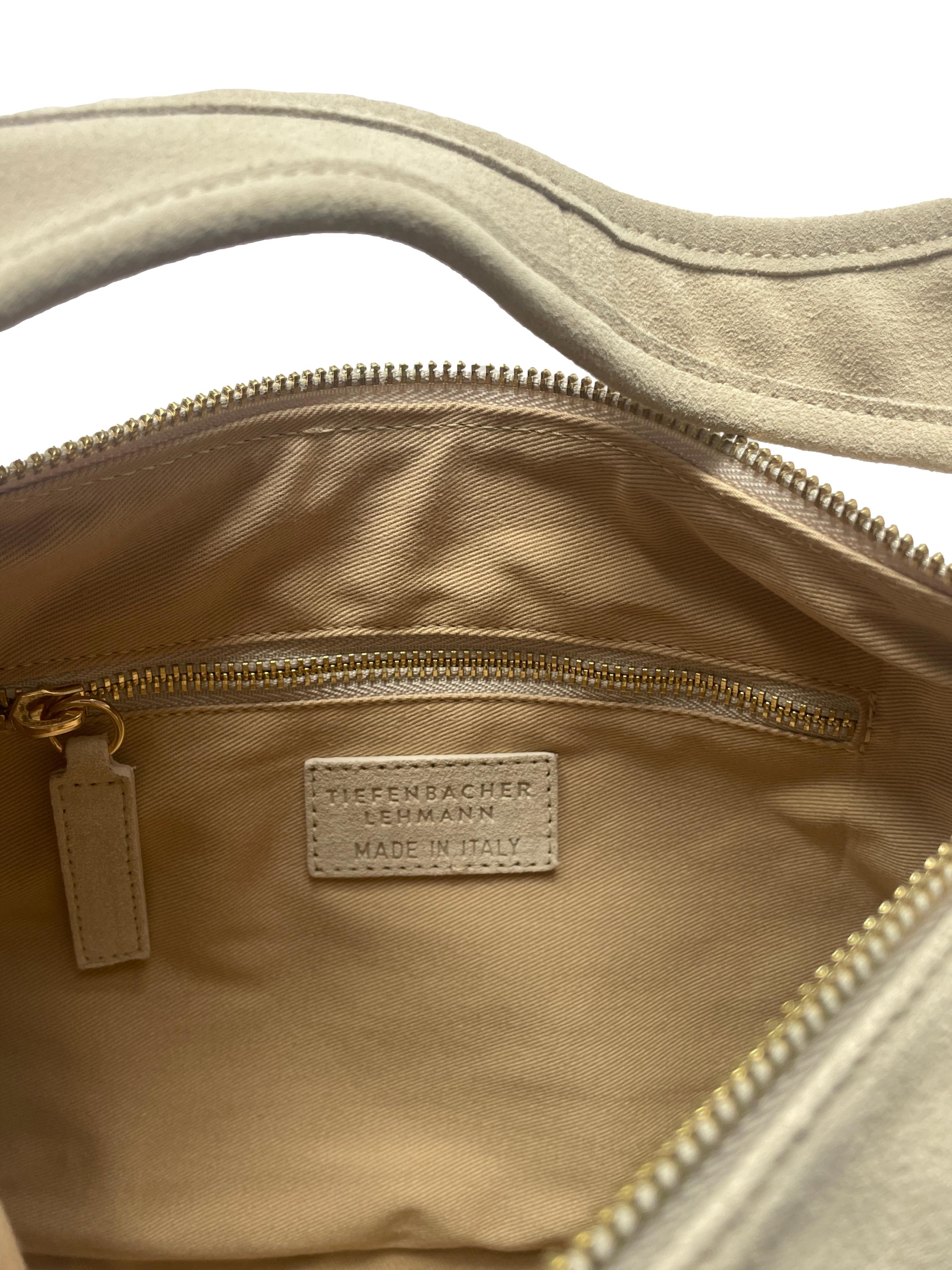 Tiefenbacher Lehmann BRIOCHE BAG midi beige, Handtasche - NEU