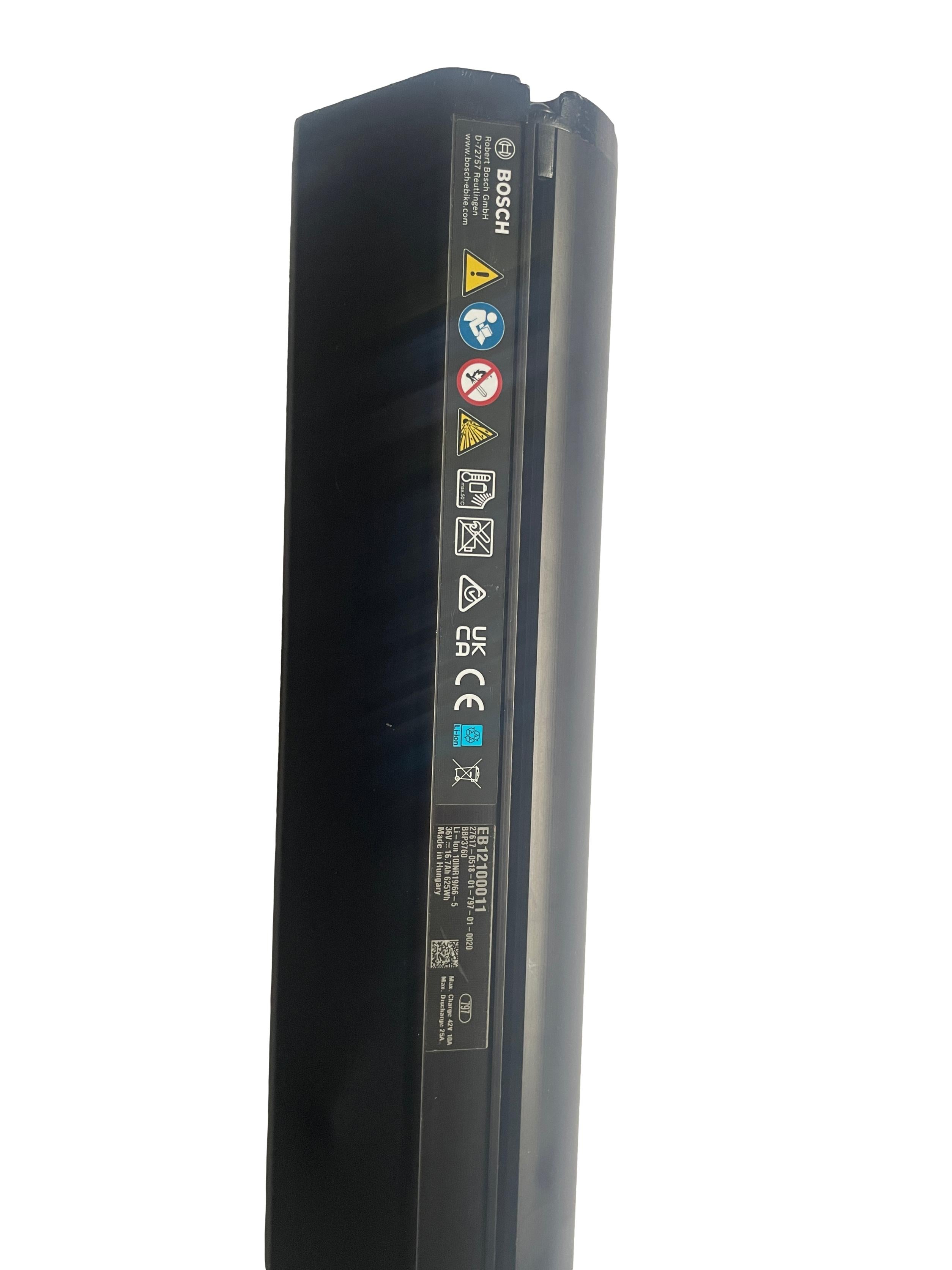 Bosch Powertube 625 - SMART SYSTEM - Energieinhalt (aktuell): 93% -  horizontal
